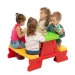 Crveni piknik stol 70x79x47cm