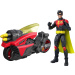 DC Robin akcijska figura s motociklom i lansirajućim raketama – Mattel