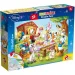 Disney Donald Duck obitelj 2 u 1 maxi puzzle od 35 dijelova i bojanka 70x50 cm – Lisciani