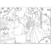 Disney Pepeljuga 2 u 1 maxi puzzle od 150 dijelova i bojanka 70x50cm - Lisciani