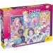 Disney Princeze – Manga čarolija 2 u 1, puzzle od 250 dijelova i bojanka 50x35 cm – Lisciani