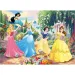 Disney Princeze - Čarolija bajkovitog vrta 2 u 1 puzzle od 60 dijelova i bojanka 50x35 cm - Lisciani