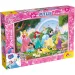 Disney Princeze 2 u 1, slagalica od 24 dijela i bojanka 50x35 cm – Lisciani