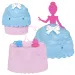 Disney Princeze: Mini cupcake iznenađenje lutka 1 kom - Mattel