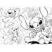 Disney Stitch 2 u 1 maxi slagalica od 24 dijela i bojanka 70x50 cm - Lisciani