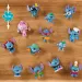Disney+Stitch mini iznenađenje figura u kapsuli u obliku ananasa serija 4, 1 komad