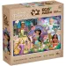 Disney princeze i njihove životinje 2 u 1, eko mini slagalica od 24 dijela i bojanka 35x25 cm - Lisciani