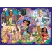 Disney princeze i njihove životinje 2 u 1, eko mini slagalica od 24 dijela i bojanka 35x25 cm - Lisciani