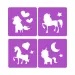 Dream Horse: Set asfalta s kredama s jednorog šablonom