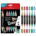Faber-Castell: Black Edition Shake &amp; Paint dvostrani metalik marker set s 6 boja, 3 mm i 1 mm debljine