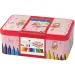 Faber Castell: Connector set flomastera, 33 komada, u metalnoj kutiji s balerina uzorkom