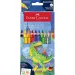 Faber-Castell: Jumbo GRIP set bojica s dinosaurima 8+2 komada