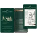 Faber-Castell: Set grafitnih olovaka 9000 Design u metalnoj kutiji, 12 komada