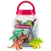 Faunica: Set igračaka s dinosaurima u kanti - Woodyland