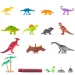 Faunica: Set igračaka s dinosaurima u kanti - Woodyland