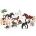 Faunica: Set od 25 komada s lipicanskim konjima - Woodyland