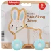 Fisher-Price: Drveni guralica zec - Mattel