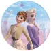 Frozen 2 Elsa i Anna papirnati tanjuri, set od 8 komada, 23 cm