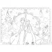 Frozen 2 u 1, puzzle od 250 dijelova i bojanka 50x35 cm - Lisciani