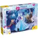 Frozen 2 u 1, puzzle sa 24 dijela i bojanka 50x35 cm - Lisciani