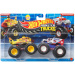 Hot Wheels Monster Trucks: Helichopper vs Rescue Rampager autići, paket od 2 komada, 1/64 - Mattel