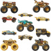 Hot Wheels Monster Trucks: Multipak pobjedničkih autića, 11 kom. - Mattel