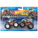 Hot Wheels Monster Trucks: Poo Poo Platter vs Fruit Smasher, paket od 2 autića, 1/64 - Mattel
