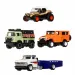 Hot Wheels: Premium Ekstremna Terenac autići set od 4 komada - Mattel