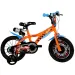 Hot Wheels dječji bicikl od 16” s držačem za bocu i pomoćnim kotačima, narančasto-crne boje – Dino Bikes bicikl