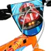 Hot Wheels dječji bicikl od 16” s držačem za bocu i pomoćnim kotačima, narančasto-crne boje – Dino Bikes bicikl
