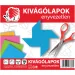 ICO: SÜNI neljepljeni izrezani listovi 15x15 cm 10 listova