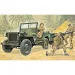 Italeri 1/35 Willys MB vojni Jeep s prikolicom maketa vozila