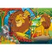 Kralj lavova 2 u 1, Eco maxi slagalica od 24 dijela i bojanka 70x50 cm - Lisciani