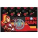 Luna: Iron Man mapa s kopčom, A4 formata