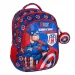 Luna: Must Team Amerika Kapetan zaobljeni ruksak s 3 pretinca 32x18x43 cm