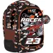 Luna: Must Team Street Racer zaobljena školska torba s 3 pretinca, ruksak 32x18x43cm