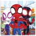 Luna: Spidey i prijatelji, magnetna slagalica s uzorkom, 3x20 komada