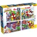 Marvel Spidey 2 u 1 maxi 4x48-dijelni puzzle i bojanka 35x25cm - Lisciani