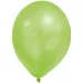 Metalik pastelno zelena balon – set od 8 komada