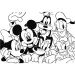 Mickey Mouse 2 u 1 2x12 maxi puzzle i bojanka - Lisciani