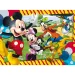 Mickey Mouse i prijatelji 2 u 1 Eco puzzle i bojanka od 60 dijelova 70x50cm - Lisciani