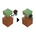 Minecraft Reveal minifigura u kutiji za pohranu - Azaleja - Mattel