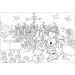 Minnie Mouse 2 u 1 maxi puzzle od 150 dijelova i bojanka 70x50 cm - Lisciani