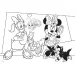 Minnie miš 2 u 1 maxi puzzle 2x24 komada i bojanka 50x35 cm - Lisciani