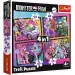 Monster High: Elektrizirajući dan 4 u 1 slagalica - Trefl