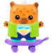 Nano-mals: Gabbybara interaktivna elektronička figurica kapibare – Hasbro