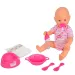 New Born Baby lutka koja piški s dodacima, 38 cm - Simba Toys