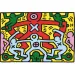 Novo Art: Keith Haring - Slika bez naslova 1000 komada puzzle - Clementoni