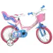Peppa Pig ružičasti dječji bicikl veličine 14 - Dino Bikes bicikl