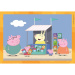 Peppa Prasić 4 u 1 Supercolor puzzle - Clementoni